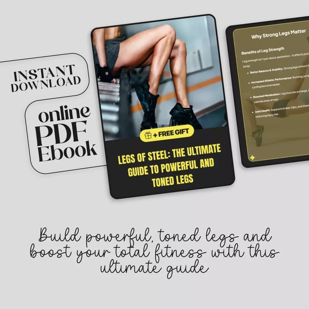 Legs of Steel: The Ultimate Guide to Powerful and Toned Legs | Leg Workouts Ebook | Digital Download Fitness Guide
