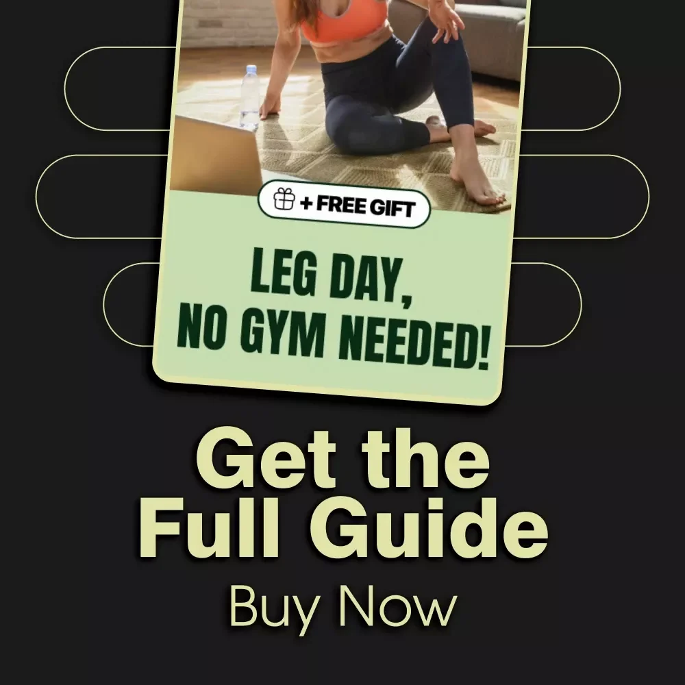 Leg Day, No Gym Needed! 🦵 At-Home Guide for Stronger Legs | Leg Day Workouts at Home eBook