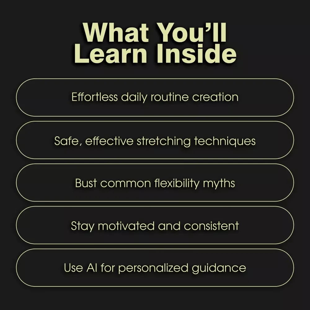 How to Make Flexibility Exercises a Daily Habit | Digital eBook Guide | Learn How to Incorporate Flexibility Exercises into Your Routine