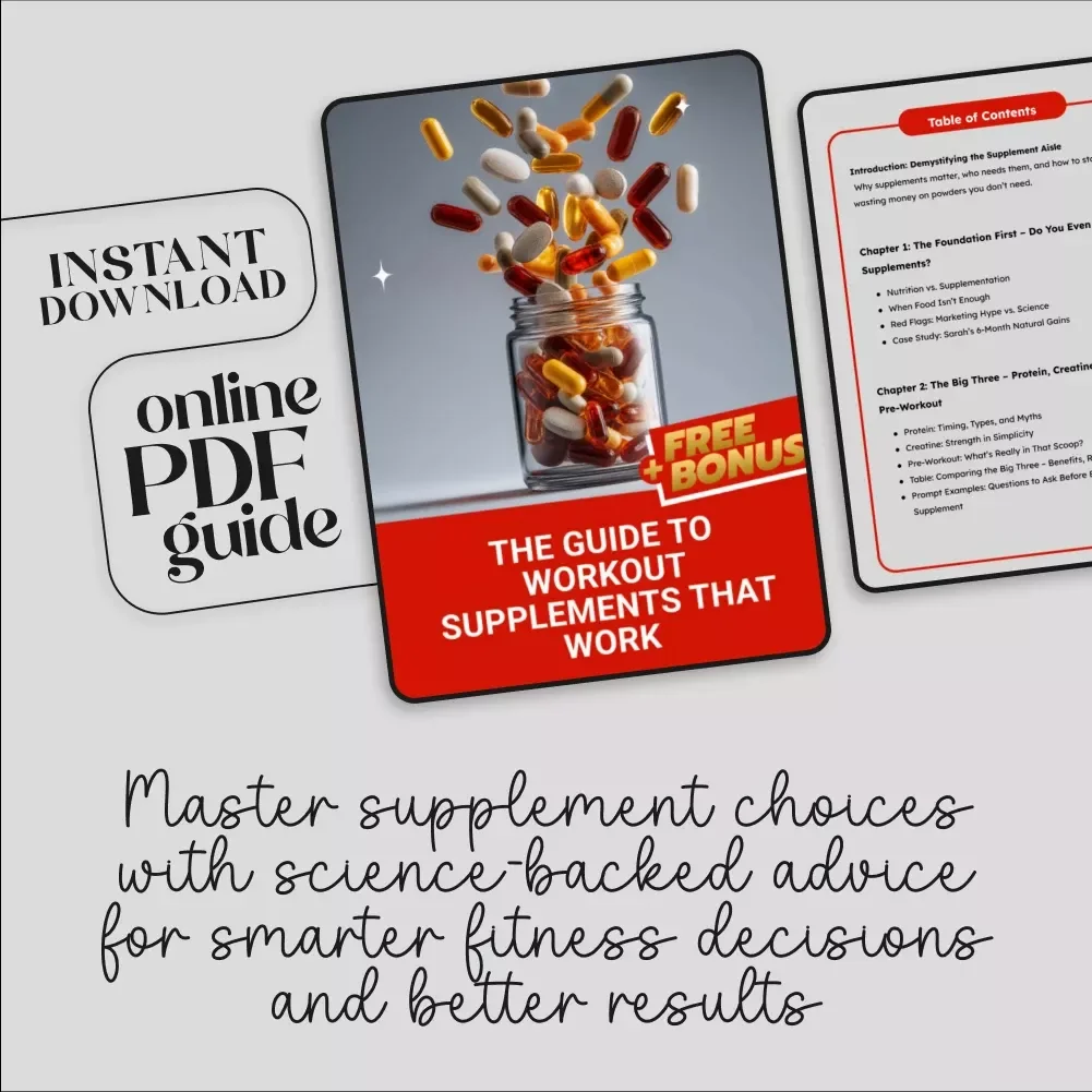 The Guide to Workout Supplements That Work: Your Ultimate eBook to Effective Supplements, Protein, Creatine, Pre-Workout, and More