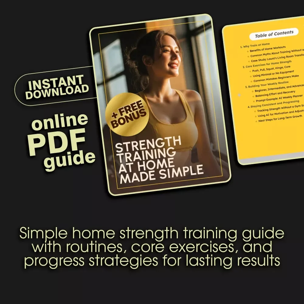 Strength Training at Home Made Simple | Easy Home Workout Guide for Beginners to Advanced Fitness