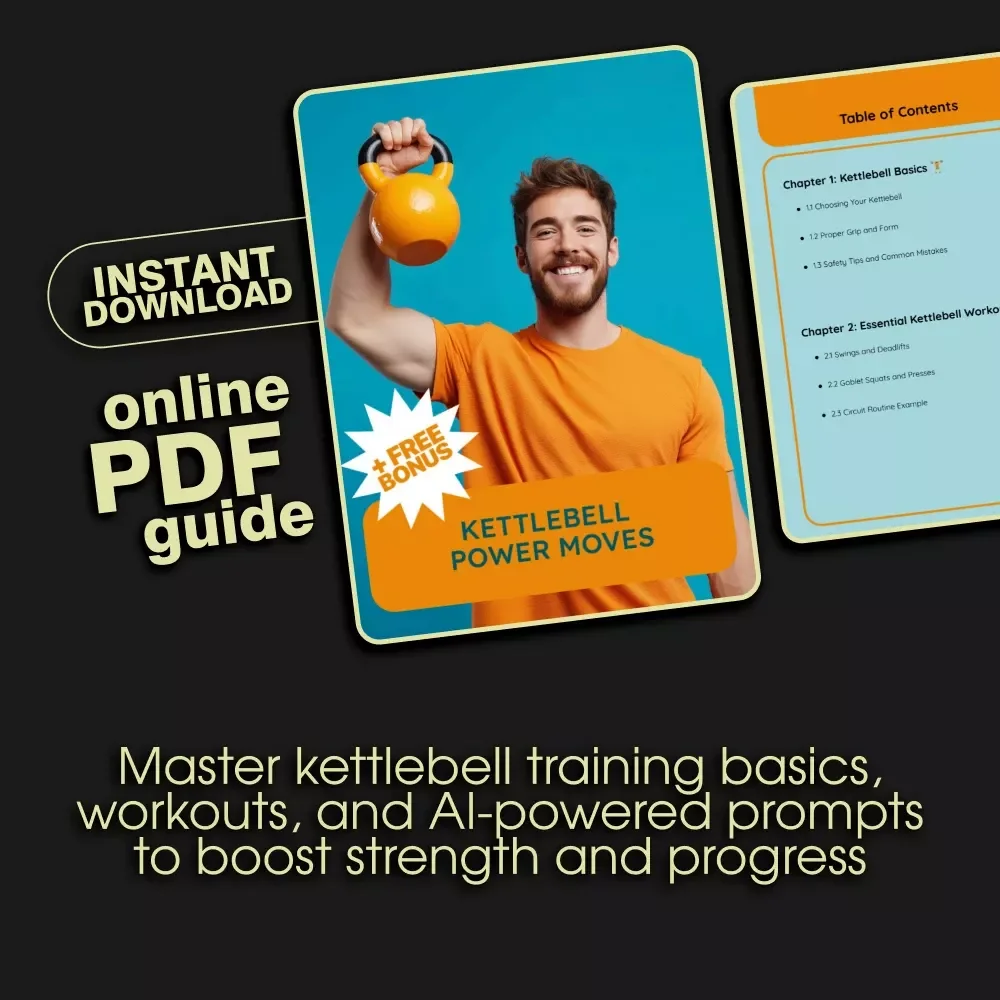 Kettlebell Power Moves Guide | Effective Kettlebell Workouts for Strength, Fat Loss & Progress Tracking