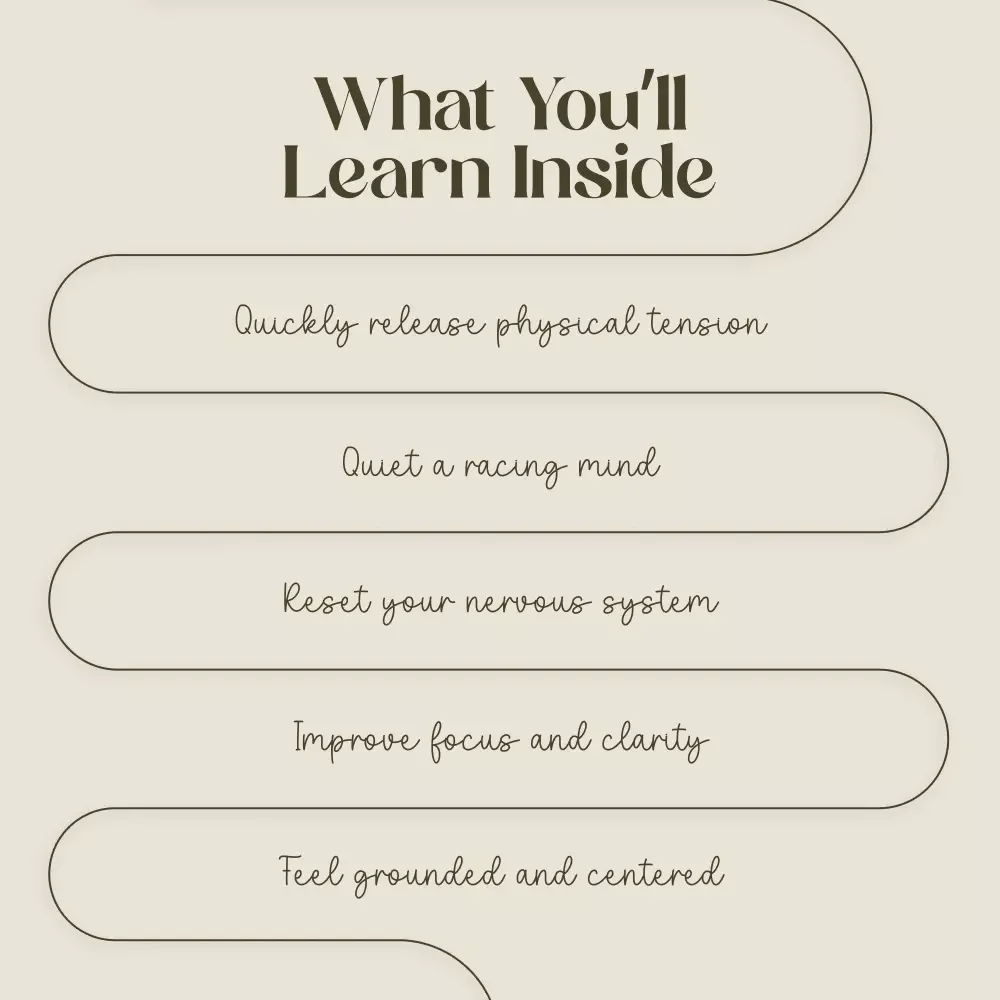 Mindful Movement Checklist for Stress Relief and Clarity | Printable Mindfulness Guide | Instant Download for Mindful Movement for Stress Reduction and Clarity | Self-Care Routine for Calm & Focus