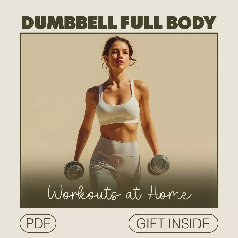 Dumbbell Full Body Workouts at Home Made Easy | PDF eBook Guide for Effective Strength Training at Home for All Levels