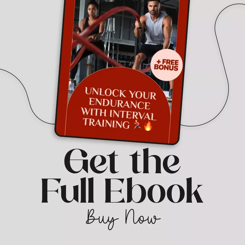 Unlock Your Endurance with Interval Training 🏃‍♂️🔥 | How to Increase Your Endurance with Interval Training | Digital Fitness Ebook for Runners, Athletes & Fitness Enthusiasts