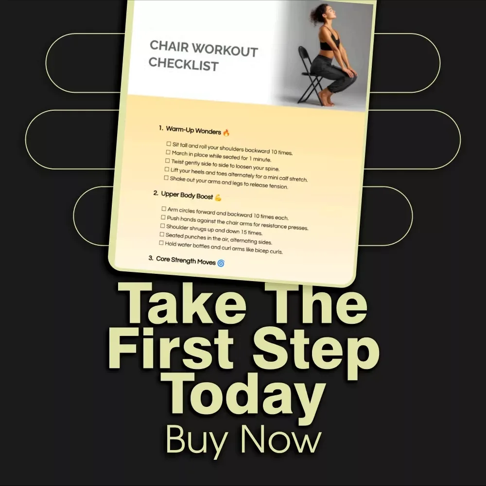 Chair Workout Checklist: Seated Fitness Guide for Strength, Flexibility, and Posture Improvement