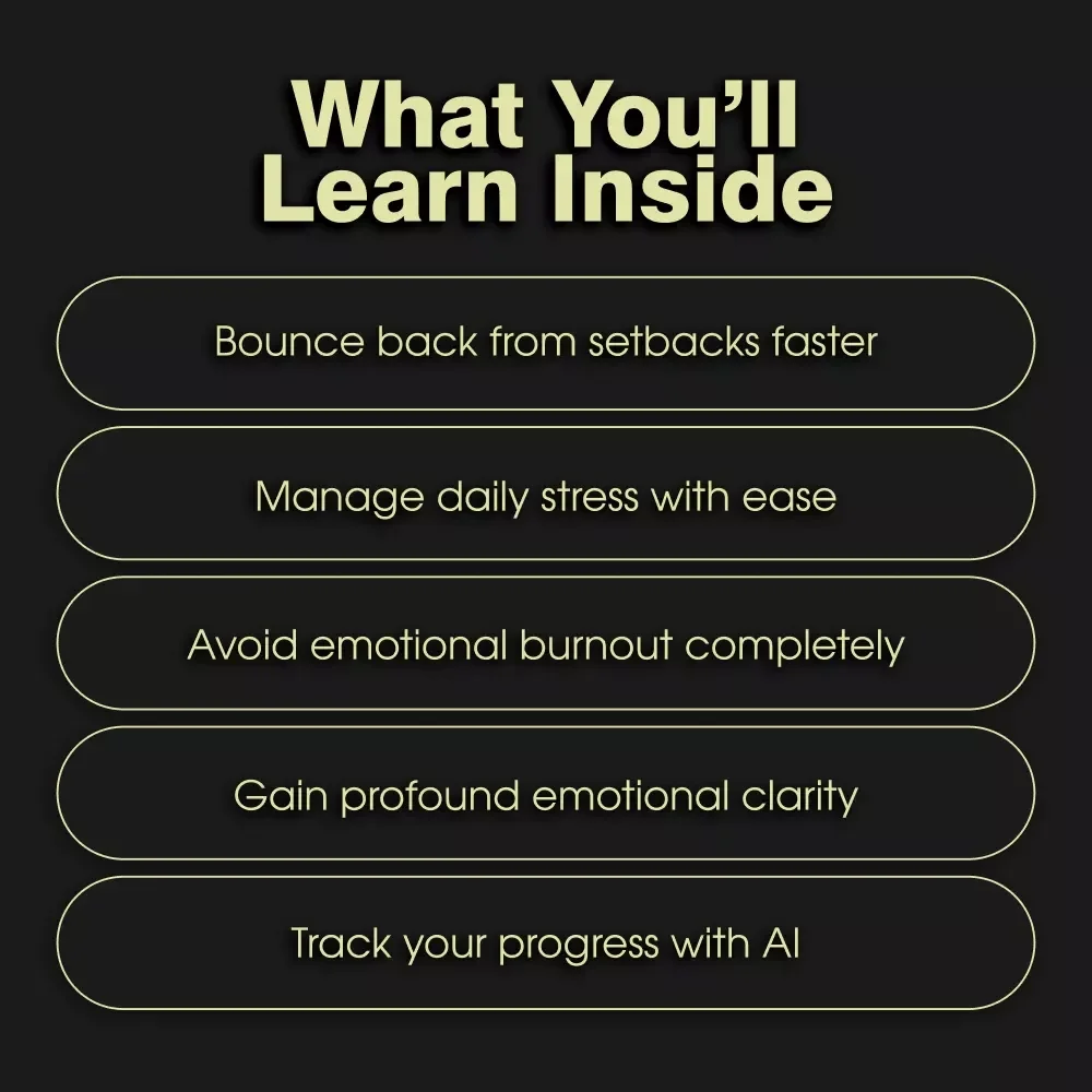 Your Guide to Emotional Strength Digital Download | Learn How to Improve Emotional Resilience | PDF Workbook for Mental Toughness