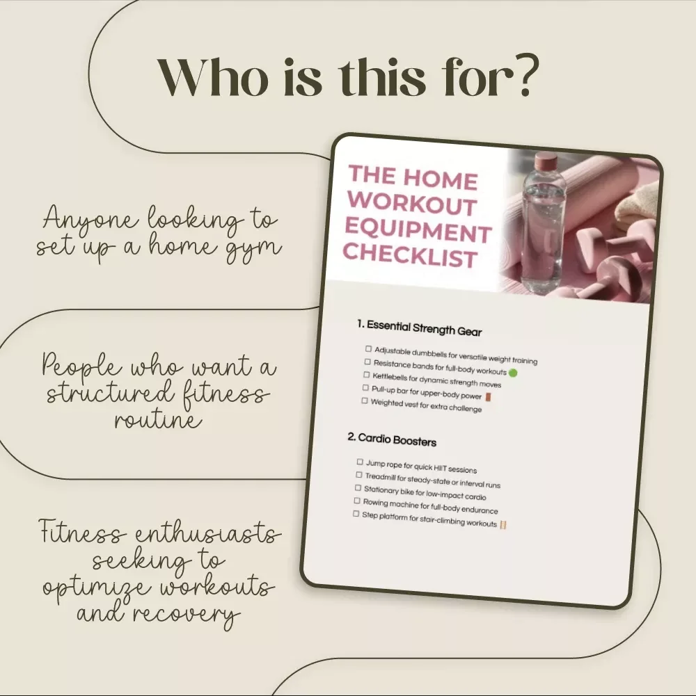 The Home Workout Equipment Checklist: Your Ultimate Guide to Home Gym Essentials
