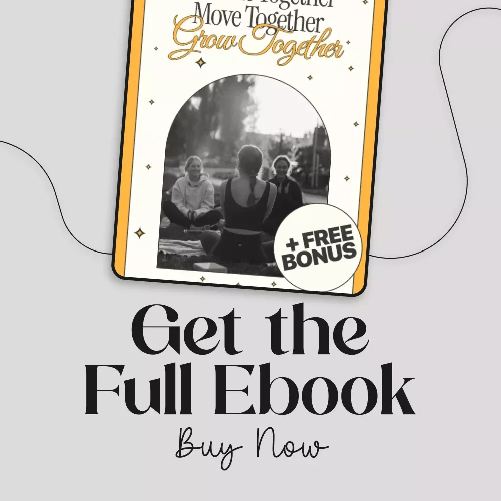 Breathe Together Move Together Grow Together | Family Yoga Routines eBook for Parents & Kids | Digital Download Guide for Mindful Family Wellness