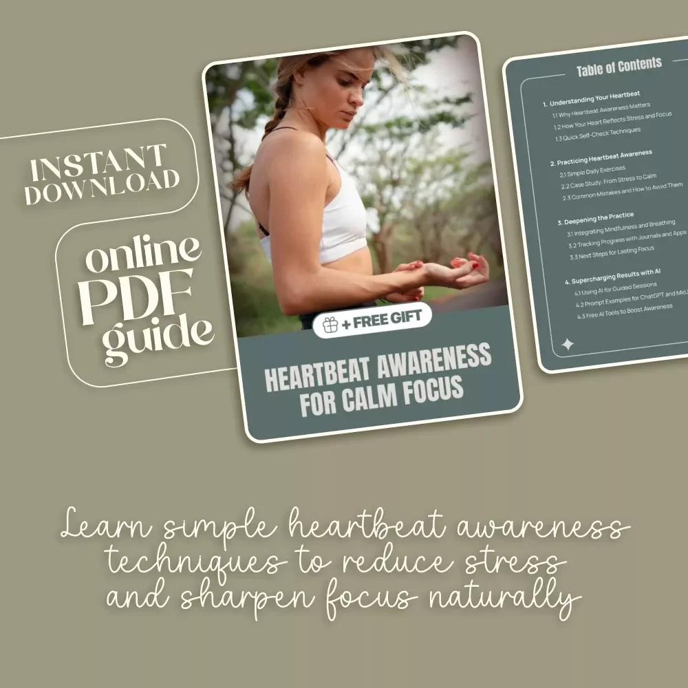 Heartbeat Awareness for Calm Focus | Mindful Breathing & Stress Relief Guide with AI Tools