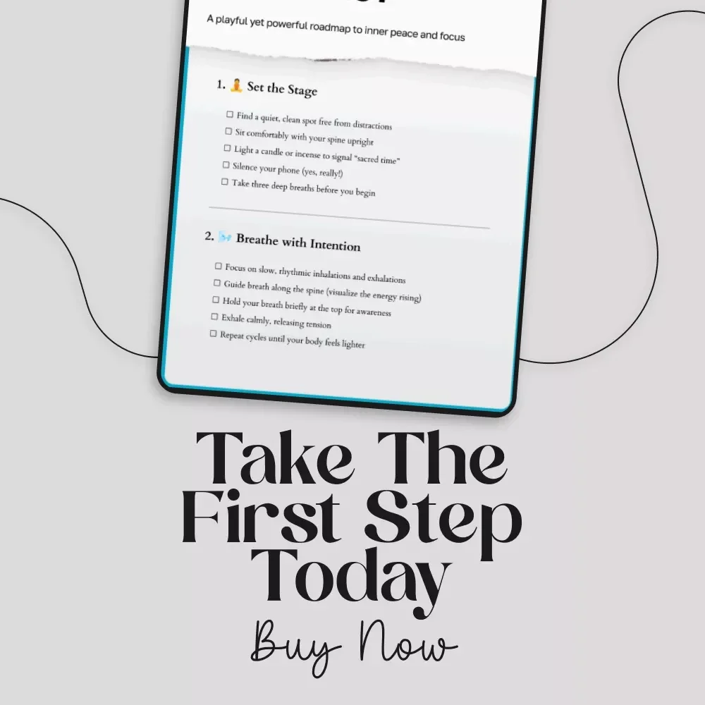 The Kriya Yoga Meditation Checklist | Printable Spiritual Guide for Daily Practice, Breathwork, and Mindfulness Routine | Digital Download for Beginners & Seekers