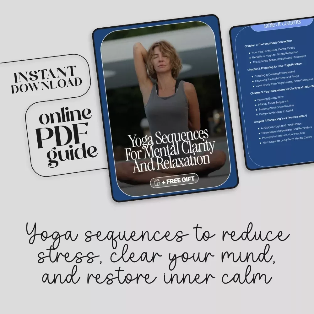 Yoga Sequences for Mental Clarity and Relaxation – Digital Guide for Stress Relief, Focus, and Inner Calm