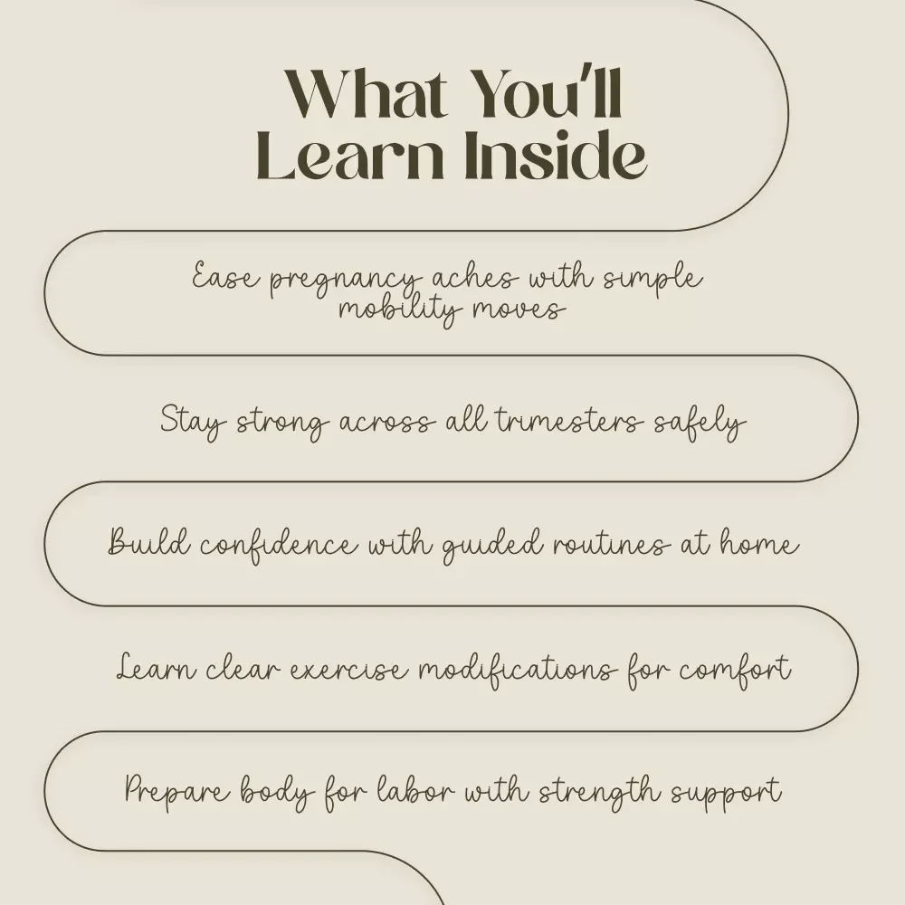 Bump & Strength: Your Prenatal Workout Companion – Safe Prenatal Strength and Mobility Workouts Guide for Every Trimester