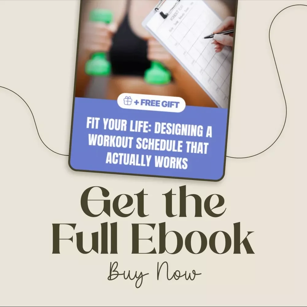 Fit Your Life: Designing a Workout Schedule That Actually Works | Fitness Planner eBook | Digital Download Guide for Creating a Personalized Workout Plan