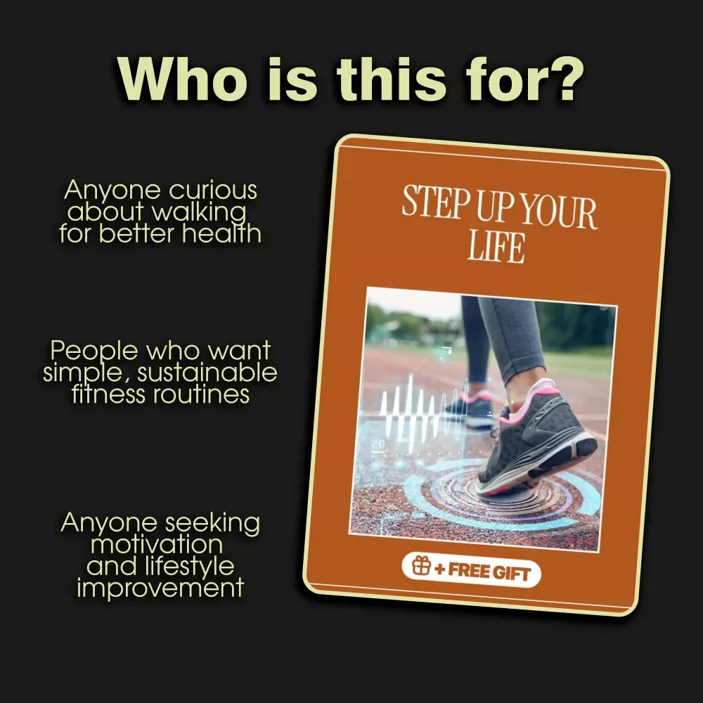 Step Up Your Life 🚶‍♀️🌟 | Ebook on the Benefits of Walking 10,000 Steps a Day | Digital Download Wellness Guide