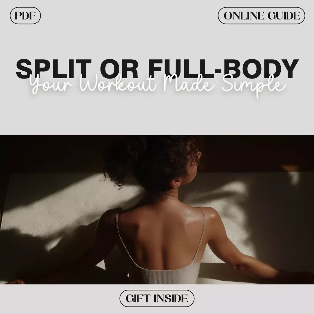 Split or Full-Body? Your Workout Made Simple | Fitness Training Checklist | Digital Download Guide for Beginners, Gym Enthusiasts & Home Workouts | Strength, Size & Endurance Planner
