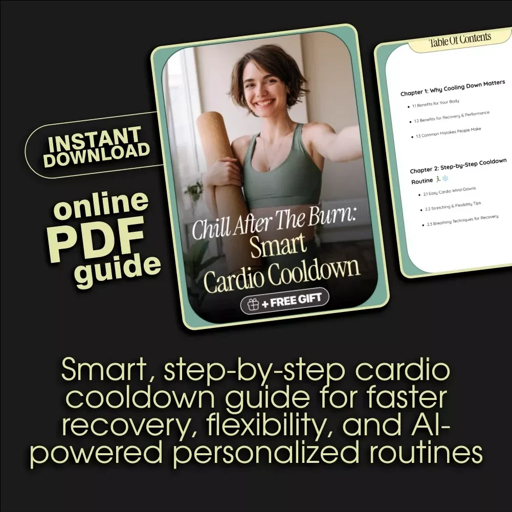 Chill After the Burn: Smart Cardio Cooldown | Digital Fitness Guide for Recovery, Stretching & AI-Powered Personalized Cooldown Routine | Post-Workout Ebook, Printable PDF