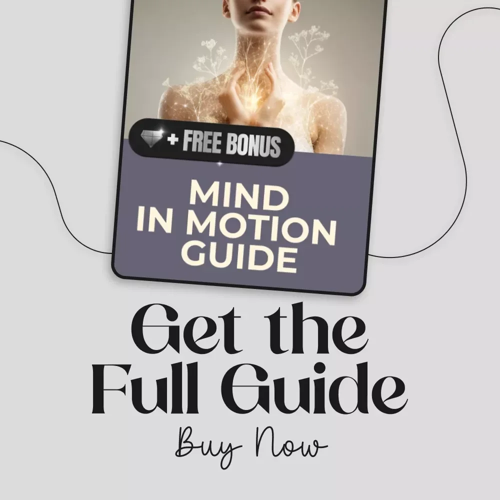 Mind in Motion Guide | Brain-Body Connection Routines | Digital Download for Daily Balance, Focus & Energy | Morning Activation, Midday Reset, Evening Relaxation | AI-Powered Coaching Prompts for Growth
