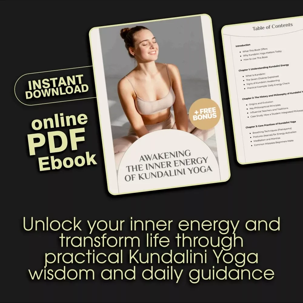 Awakening the Inner Energy of Kundalini Yoga | Spiritual Growth eBook | Digital Download Guide for Chakra Healing, Meditation, Pranayama, and Energy Activation | Kundalini Awakening Manual for Beginners and Seekers