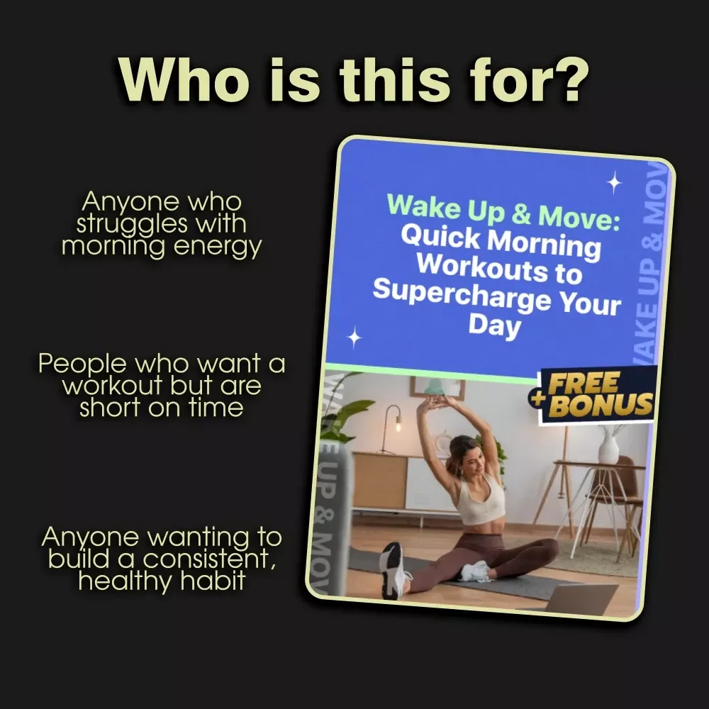 Wake Up & Move: Quick Morning Workouts to Supercharge Your Day | Digital Guide for Short Workouts for Morning Energy Boost