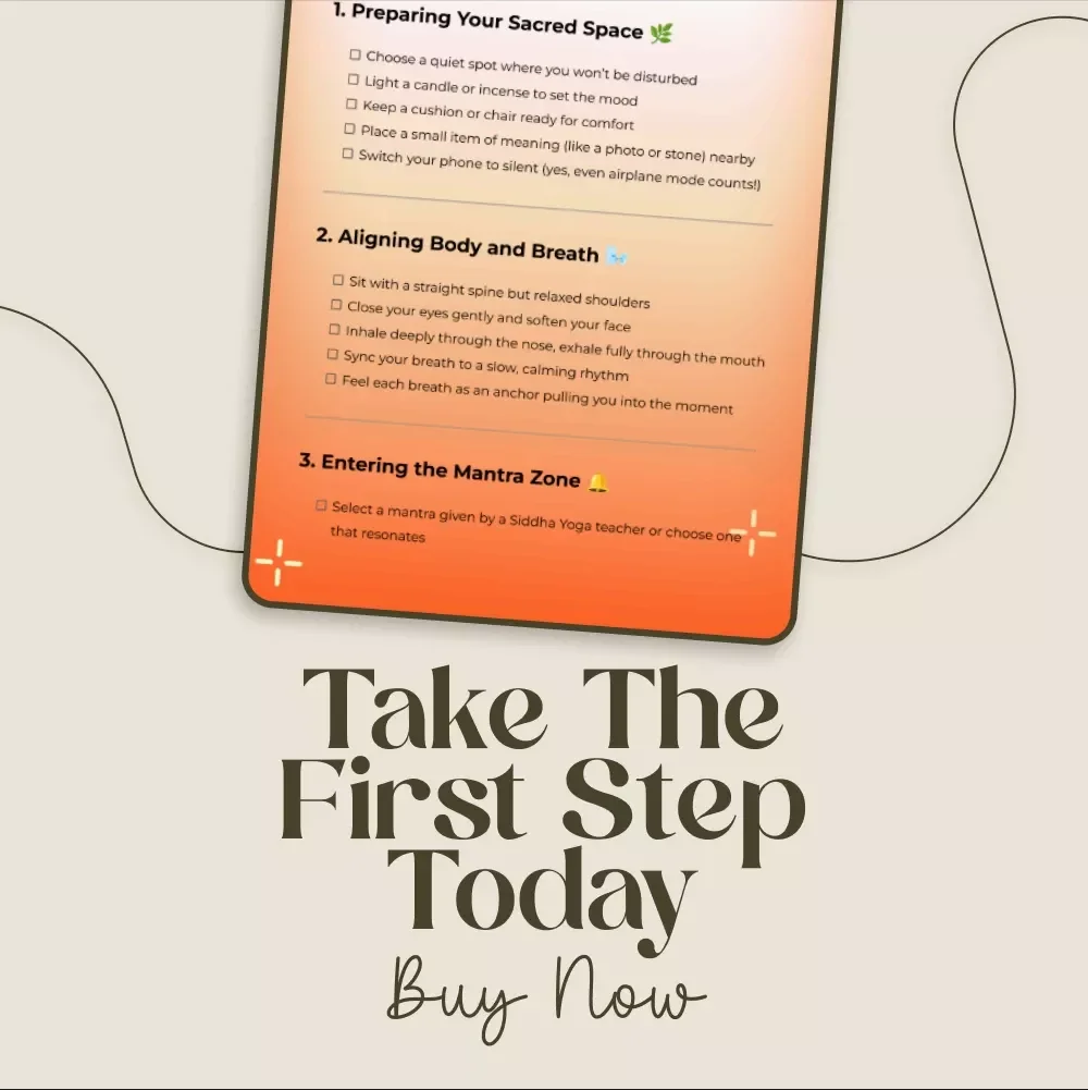 The Playful Path to Siddha Yoga Meditation | Guided Meditation eBook, Mindfulness Workbook, Spiritual Growth Digital Download, Yoga Mantra Practice, Meditation Guide PDF