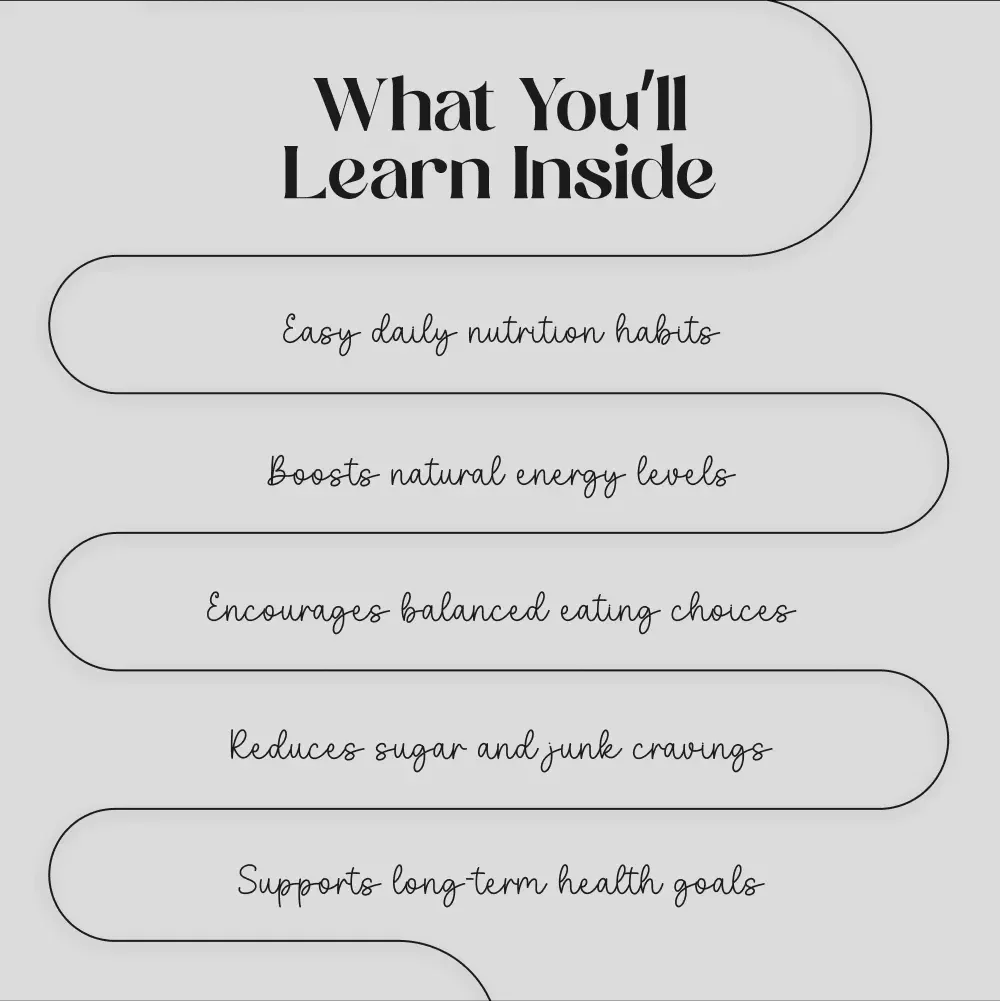 Fuel Your Body: Nutrition Basics for Health & Energy Checklist | Digital Download Wellness Guide, eBook & Healthy Eating Printable for Energy, Balance, and Long-Term Health