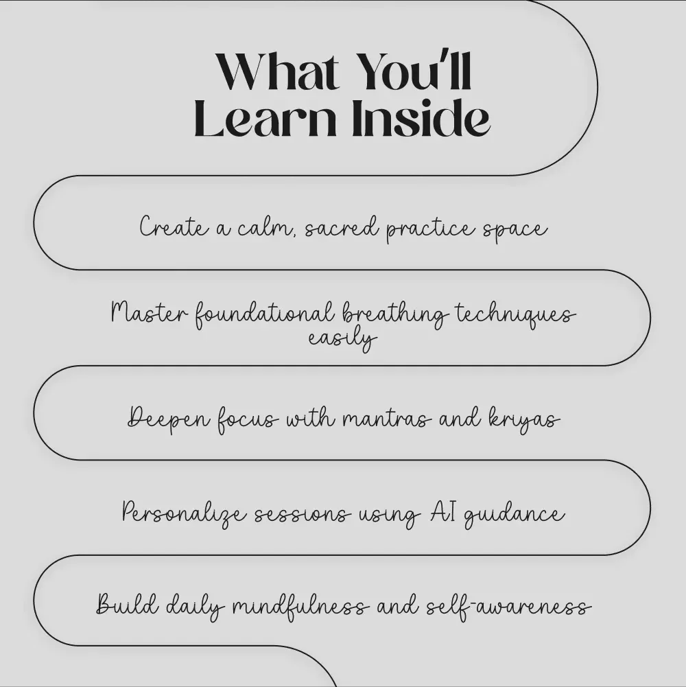The Kundalini Yoga & Meditation Checklist | Digital Download Guide for Beginners & Spiritual Seekers | Printable Pranayama, Mantra, Kriya, Meditation & AI Companion Practice Planner