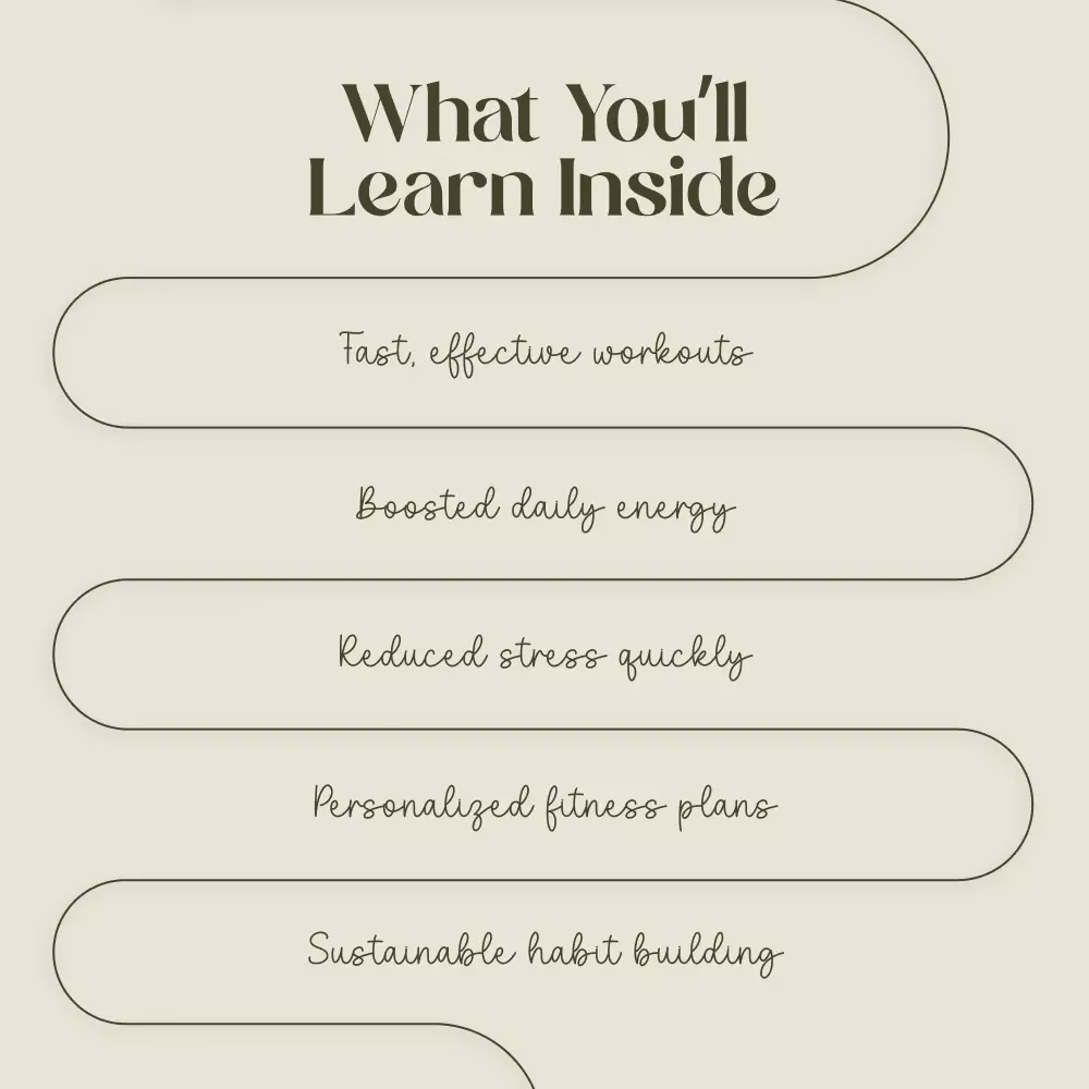 Strength in Minutes for Busy Lives: Short Strength Circuits for Busy People - Digital eBook Download