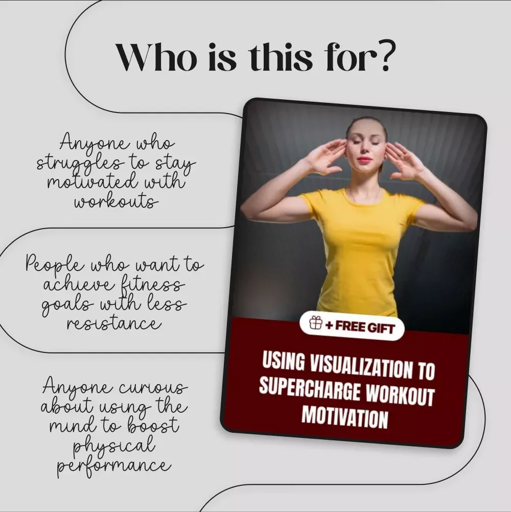 Using Visualization to Supercharge Workout Motivation | Fitness eBook | Digital Download Guide for Athletes, Gym Motivation, Mental Training, Wellness, Self-Discipline & Exercise Success