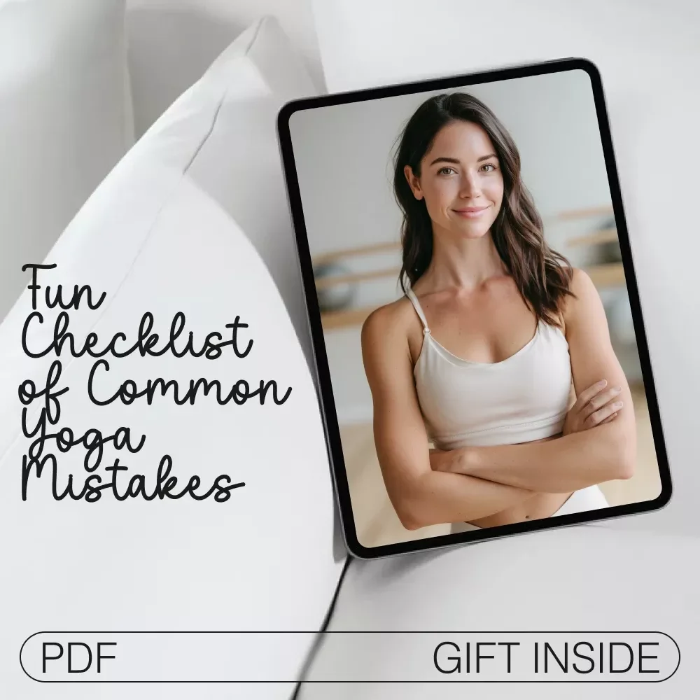 Yoga Oops! – Your Fun Checklist of Common Yoga Mistakes | Digital Download Printable Guide for Yogis