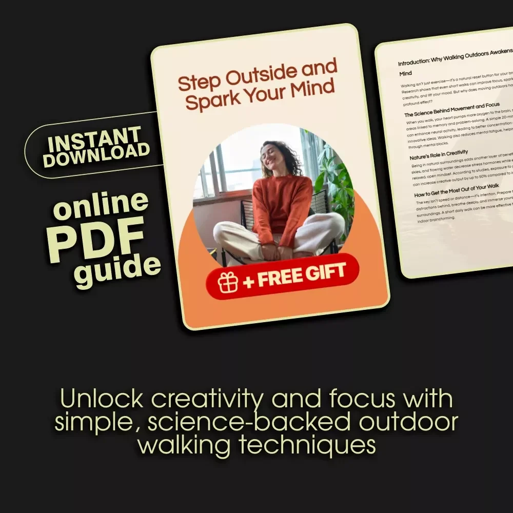 Step Outside and Spark Your Mind: A Digital Guide to Walking Outdoors to Reset Focus and Creativity, Mindfulness Walk eBook