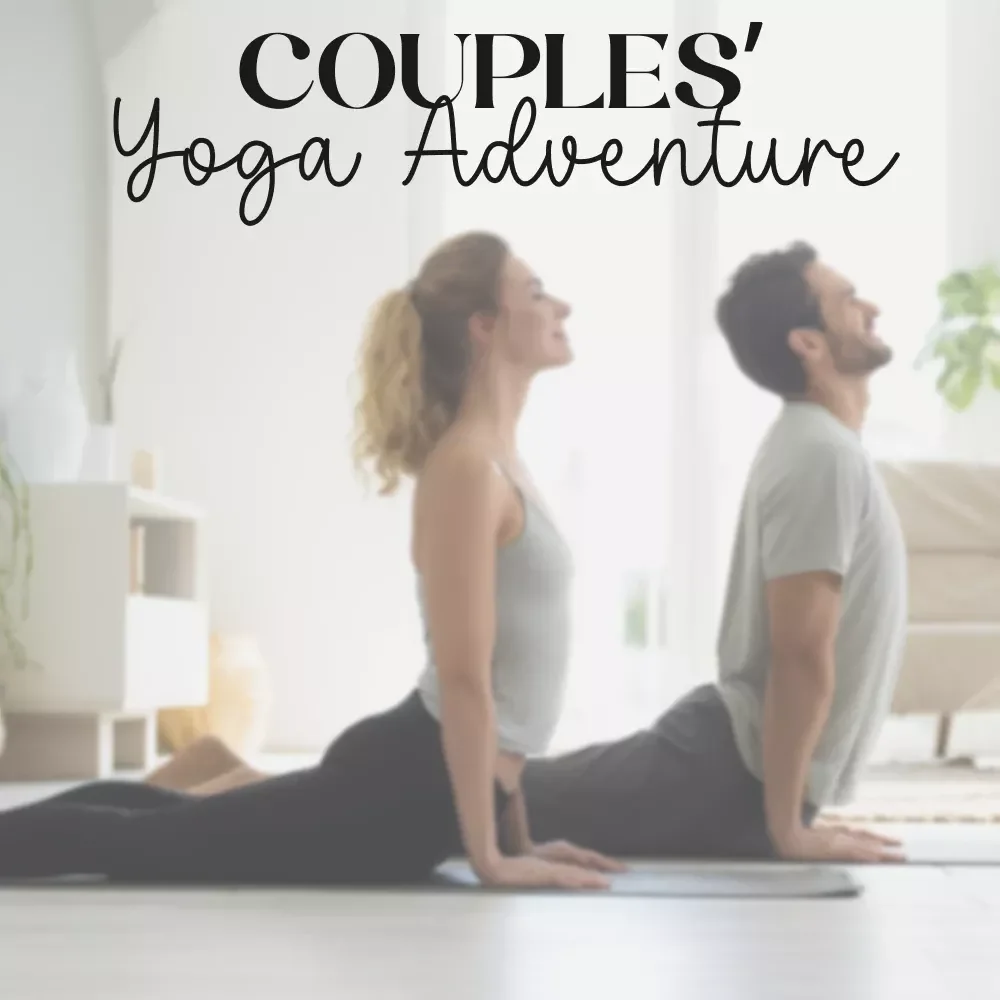 Couples’ Yoga Adventure Checklist | Digital Download for Connection | Fun Yoga Exercises for Couples