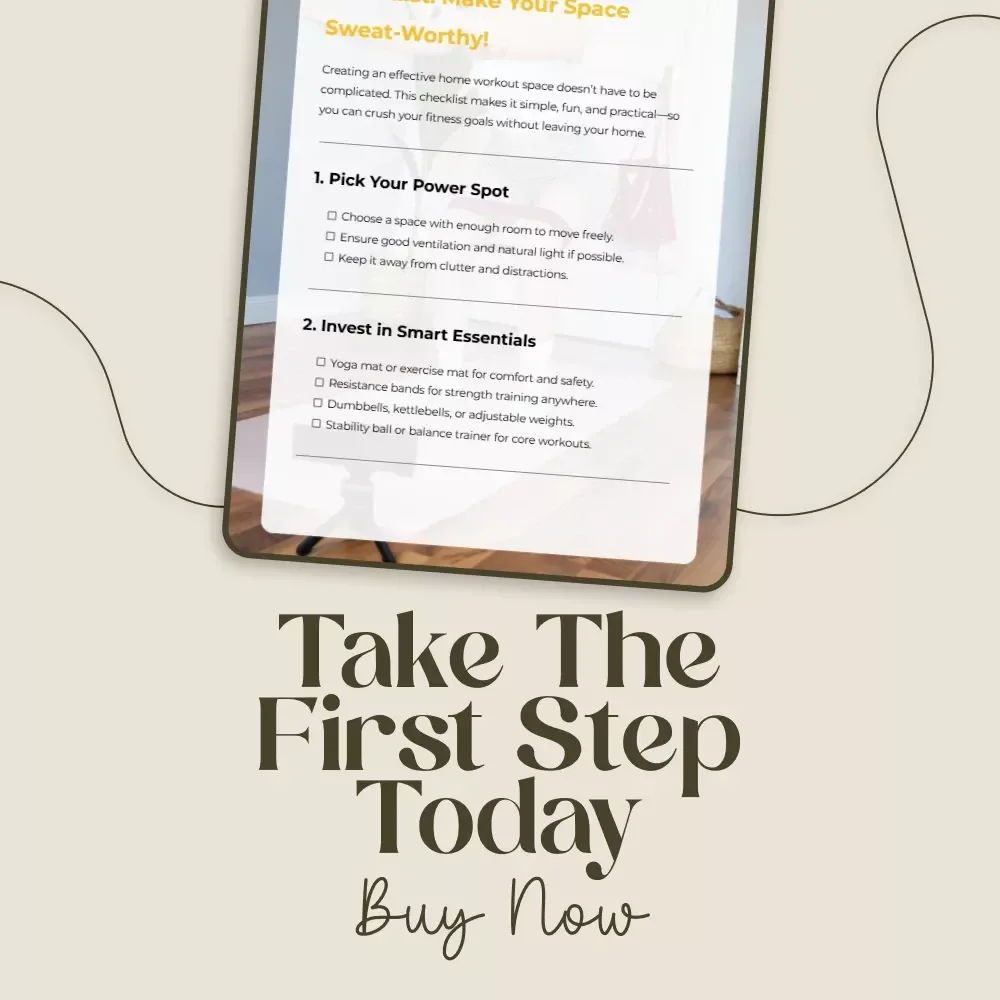 The Ultimate Home Gym Setup Checklist: Make Your Space Sweat-Worthy | Digital Download | How to Create an Effective Home Workout Space