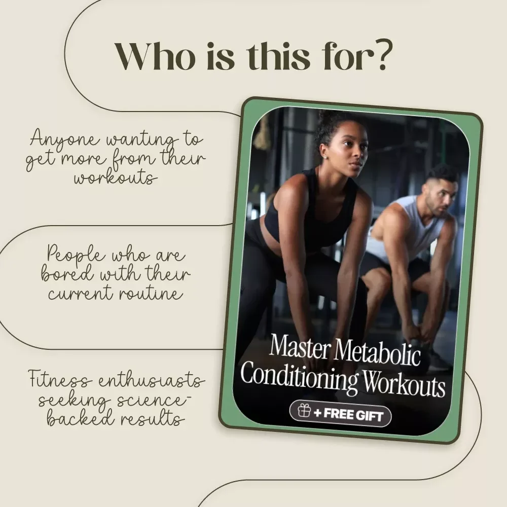 Master Metabolic Conditioning Workouts: Digital eBook Guide for HIIT, Fat Burning & Metabolism Boosting Workouts