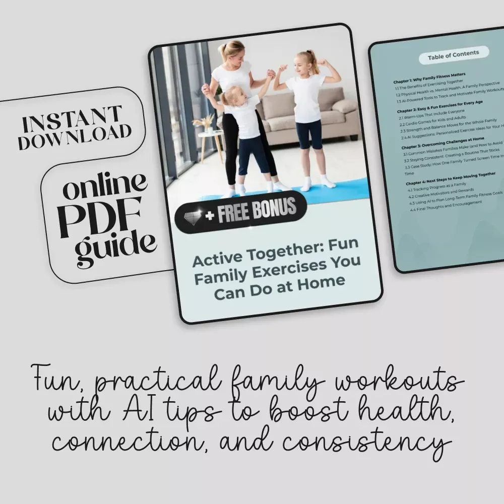 Active Together: Fun Family Exercises You Can Do at Home | Family-Friendly Exercises at Home Guide for Kids, Parents & All Ages