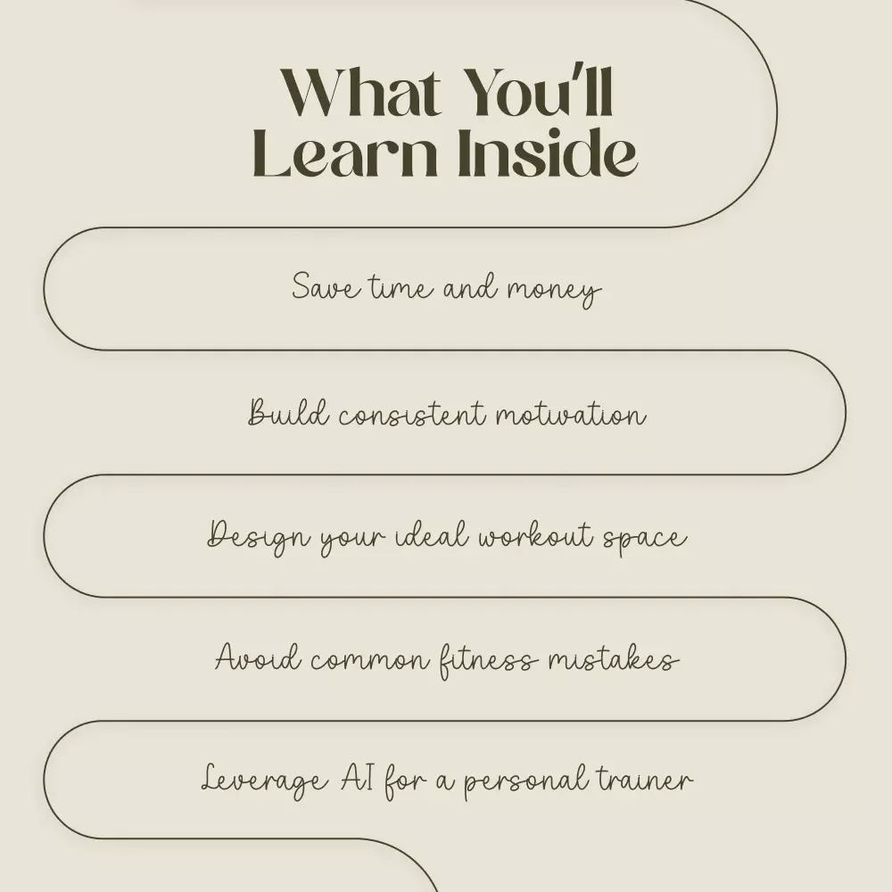 Home Sweat Home: A Digital Guide to Unlocking the Benefits of Exercising at Home - Home Workout Planner & AI Fitness Assistant Tips