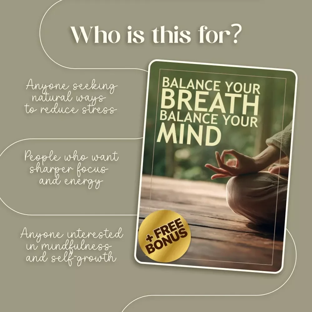 Balance Your Breath Balance Your Mind | Ebook on Benefits of Alternate Nostril Breathing, Stress Relief & Mindfulness