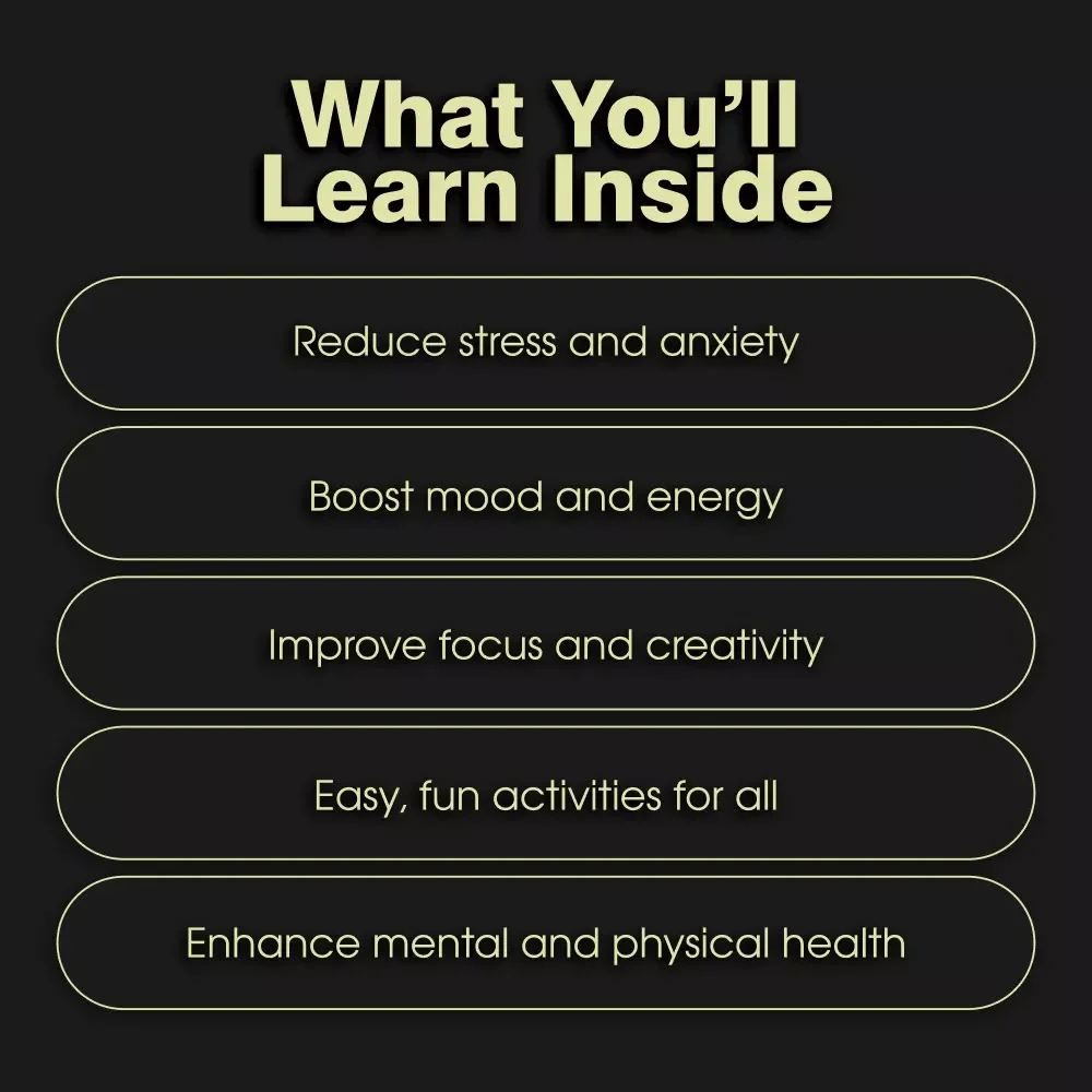 The Great Outdoors Boost: Your Fun Checklist for Well-Being | Digital Download | Guide to Benefits of Outdoor Activities