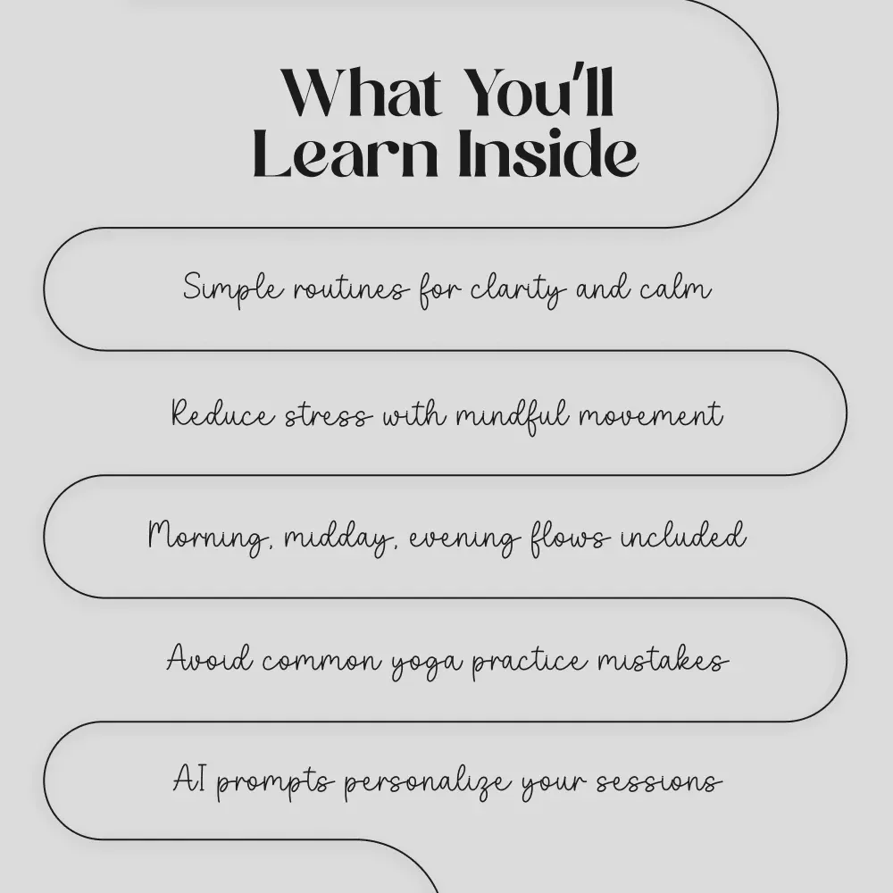 Yoga Sequences for Mental Clarity and Relaxation – Digital Guide for Stress Relief, Focus, and Inner Calm