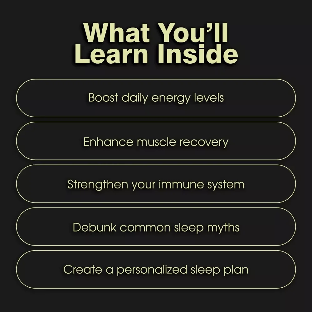 Sleep Strong: Unlocking Your Body’s Health Through Rest | Digital eBook Download | Guide to the Role of Sleep in Physical Health