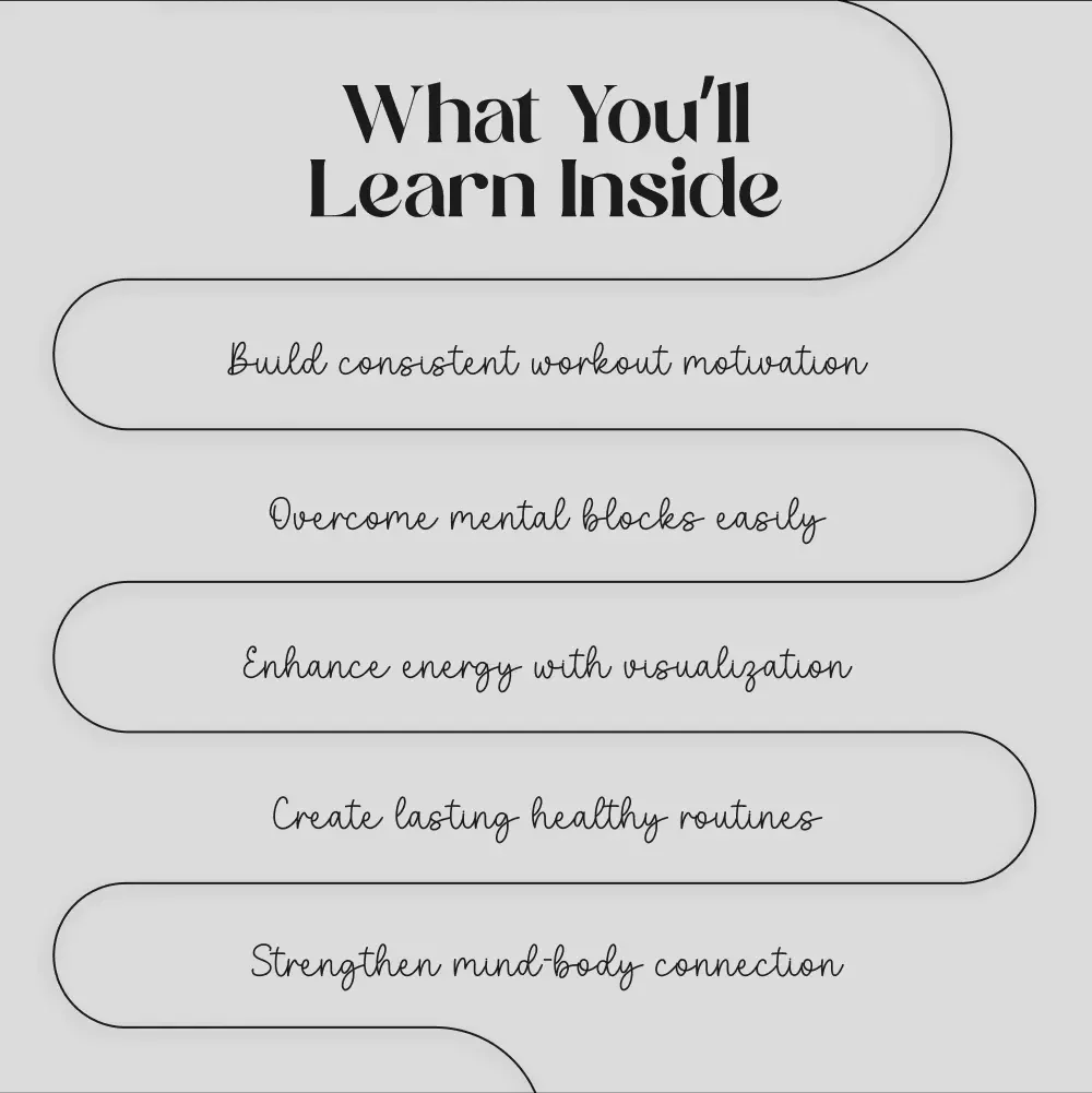 Using Visualization to Supercharge Workout Motivation | Fitness eBook | Digital Download Guide for Athletes, Gym Motivation, Mental Training, Wellness, Self-Discipline & Exercise Success