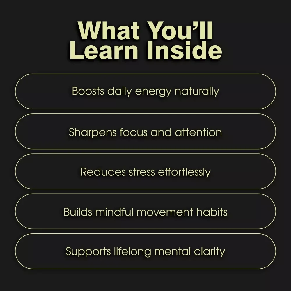 Unlocking Energy and Clarity with Tai Chi | Tai Chi for Energy and Attention | Mindful Movement eBook for Focus & Vitality