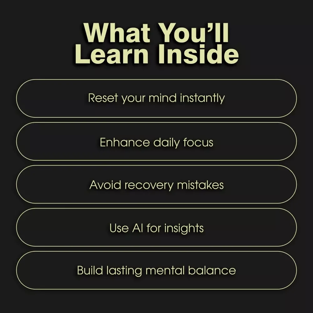 Clear Mind After Training | Post-Workout Mental Clarity Routines Digital Guide | Athlete Focus Reset eBook