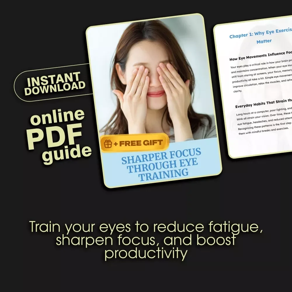 Sharper Focus Through Eye Training | Digital Guide | Eye Movement Exercises for Focus