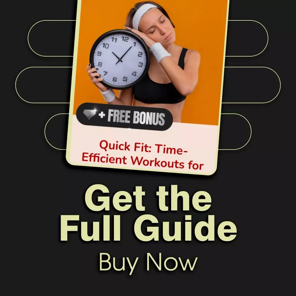 Quick Fit: Time-Efficient Workouts for Busy Lives | Digital Fitness Guide for Busy Schedules, 20-Minute Routines, AI-Enhanced Training, PDF Instant Download