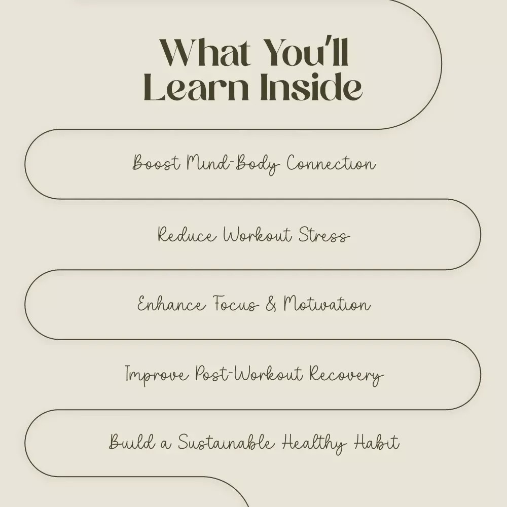 Mind & Muscle: The Ultimate Checklist to Blend Meditation Into Your Fitness Routine | Digital Download | How to Integrate Meditation into Fitness Routines