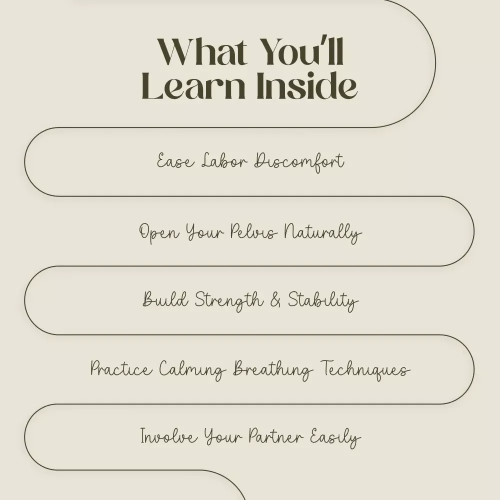 Bounce Into Labor Yoga Ball Checklist | Digital Download for Pregnancy | Yoga Ball Labor Exercises Guide & Cheat Sheet