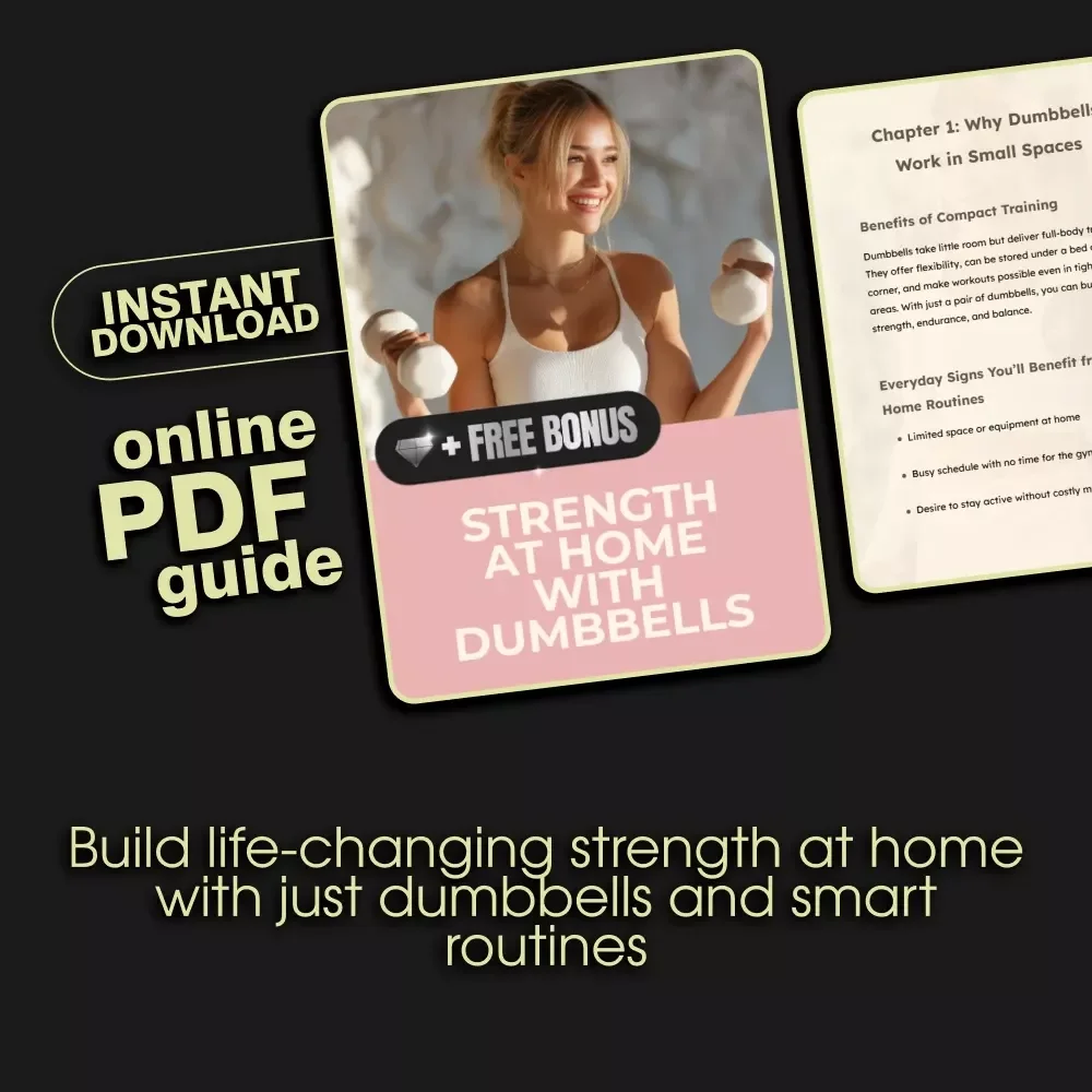 Strength at Home with Dumbbells: Digital Fitness Guide for Small Spaces | Home Dumbbell Routines for Small Spaces