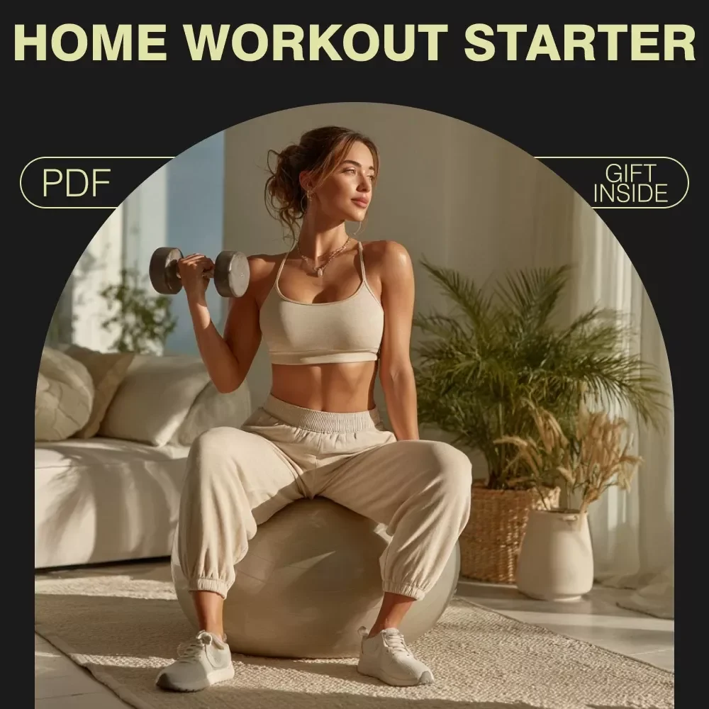 Home Workout Starter Checklist for Beginners | Home Workout Tips for Beginners Printable Fitness PDF