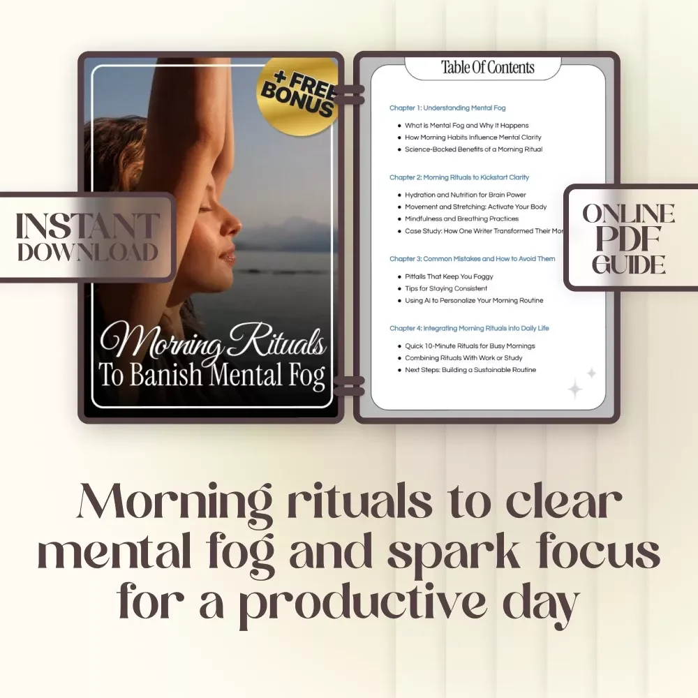 Morning Rituals to Banish Mental Fog | Daily Guide for Morning Rituals to Reduce Mental Fog, Boost Clarity & Energy